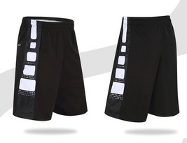 [NEW] Men&#39;s Basketball Shorts Size Mens XL Quick-Dry Breathable Elastic ... - £19.91 GBP