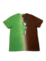 Ripndip Split Anatomy Tie Dye Tshirt Lord Alien Mens Large New Green Brown - £27.61 GBP