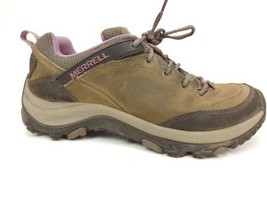 Merrell Brindle Women&#39;s Olive Leather Comfort Hiking/ Trail Shoes J48314... - £27.21 GBP