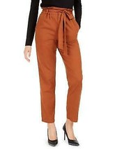 Bar III Womens High Rise Ruched Paperbag Pants, Size XXL - $22.77