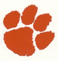 REFLECTIVE Clemson Tigers decal sticker up to 12 inches orange Nat Champions - $3.46+