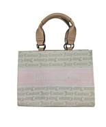 JUICY COUTURE Bag Billboard Tote Twin Strap Large Pink Sandstone Y2K Vin... - $65.14 CAD