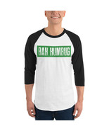 Bah Humbug Holiday Design 3/4 sleeve raglan shirt - £15.66 GBP+