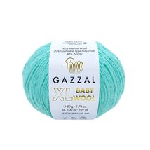 3Pack (Skein) Gazzal Baby Wool XL, 40% Merino Wool, 20% Cashmere Type Polyamide, - £21.96 GBP