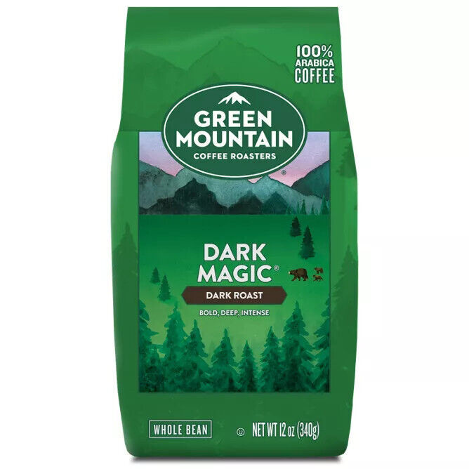 GREEN MOUNTAIN COFFEE ROASTERS DARK MAGIC WHOLE BEAN COFFEE 12OZ - $16.87