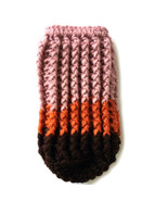 Vintage 70s Crochet Koozie Coozie Handmade Colorful - $19.27 CAD