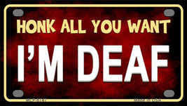 Honk All You Want Novelty Mini Metal License Plate Tag - £11.97 GBP