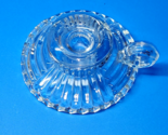 Vintage Jeannette Glass 464 Finger Hold 5¼” Tapered Candle Holder - SHIP... - $18.79