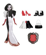 Disney Villains Cruella De Vil Fashion Doll, Accessories and Removable C... - £14.94 GBP
