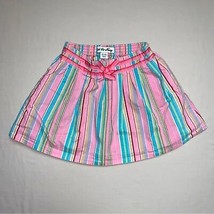 Old Navy Pastel Striped Skirt Girl’s 12-18 months Pleated Skater Circle ... - $11.88