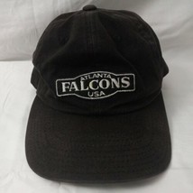 Vintage Atlanta Falcons American Needle Adjustable Black Strap Back Hat Cap - $26.72