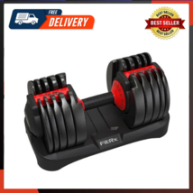 SmartBell Quick-Select Adjustable Dumbbell 5-52.5 Lbs. Weight Black ingle - £99.29 GBP