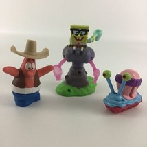SpongeBob SquarePants Burger King Kids Club Toy Lot Cowboy Patrick Gary Snail  - £15.53 GBP