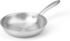 5-Ply Stainless Steel Frying Pan 8Inch, Full 5-Ply Clad Construction Professiona - £53.34 GBP