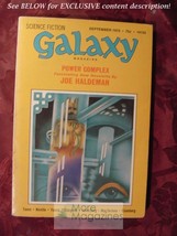 Galaxy September-October 1972 Joe Haldeman Robert Silverberg Ernest Taves - £5.17 GBP