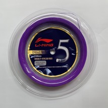 Li-Ning No.5 Badminton Racquet String 0.69mm 200m White Purple NWT AXJJ068 - £86.27 GBP