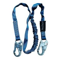 Falltech Shock Absorbing Lanyard 8259 6ft Max 310 Lbs Blue NEW - $37.99