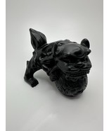 Japanese Netsuke Foo Dog ShiShi Holding Tama Ball Lion NB1 - $23.89 CAD