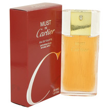 Cartier Must De Cartier 1.6 Oz Eau De Toilette Spray - £133.66 GBP
