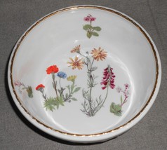 Louis Lourioux Wldflower Pattern 7 1/4&quot; Round Baker Made In France - £18.61 GBP