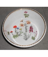 Louis Lourioux WLDFLOWER PATTERN 7 1/4&quot; Round Baker MADE IN FRANCE - £18.68 GBP