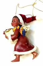 Black Angel Girl Ornament 3.5 inches (W/Packages) - $17.50