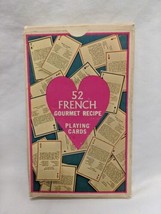 Vintage 1971 French Gourmet Recipe Giant Size Playing Cards - £55.26 GBP
