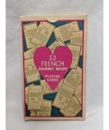 Vintage 1971 French Gourmet Recipe Giant Size Playing Cards - £55.22 GBP
