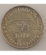 1972 Sweden 10 Kroner (UNC) Uncirculated Details - $649.14 MXN