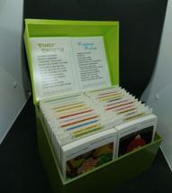 Vintage 1971 Betty Crocker Green Recipe Card Library Cookbook In A Box w/ Index - £60.32 GBP