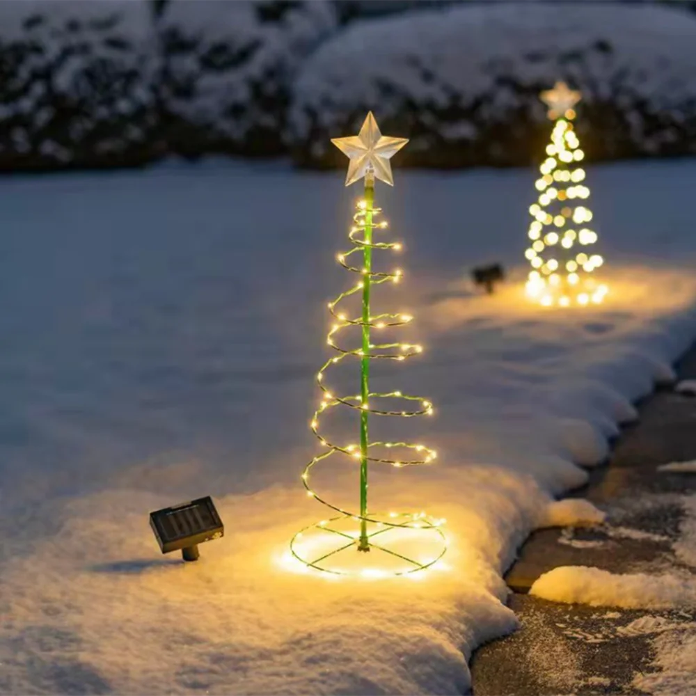 Solar Outdoor Garden Christmas  Lamp String Saterproof IP65  Lantern Decorative  - £117.02 GBP