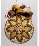 Handmade Antique Gold and Bronze Keepsake Ornament - $23.00