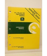 John Deere 117 118 120 High Pressure Washer Operators Shop Manual OM-TY2... - $11.73