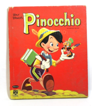 Walt Disneys Pinocchio Whitman Publishing Vintage 1961 PREOWNED - £10.37 GBP