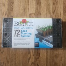 Burpee 10 day Self-Watering Seed Starter Tray System Kit, 72 Cells 1 Sin... - £29.49 GBP