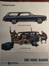 1963 LIFE Ad Advertisement 1963 DODGE Station Wagons! - £8.67 GBP