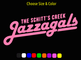 JAZZAGALS Club Schitt&#39;s Creek Vinyl Window Wall Sticker CHOOSE SIZE COLOR - $2.86+