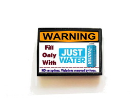 WARNING Just Water Only! Magnet Sign funny for fridge, desk, anywhere - £7.64 GBP
