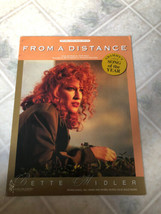 Vintage Bette Midler Piano Sheet Music From A Distance 80s Pop Grammy’s ... - $14.95