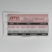 Kiss The Girls 1997 Ticket Stub Vintage 90 Retro Movie AMC Theater Thril... - £15.67 GBP