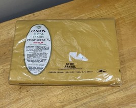 Cannon Royal Family Full Flat Sheet Featherlite Gold Yellow Mustard NOS ... - $368.88 MXN