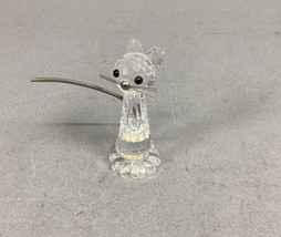 Swarovski Crystal Cat with Metal Whiskers &amp; Flex Tail Figurine - 3” - €25,79 EUR