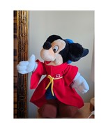 Disney Sorcerer Mickey Mouse Plush Fantasia Wizard Toy - Classic Magic!  - $23.38