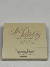 Vintage Matchbook Cover  The Peabody  Orlando, Fl Preferred Hotels gmg  unstruck - £9.78 GBP