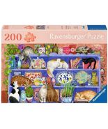NEW Ravensburger Jigsaw Puzzle 200 XL Pieces 12001367 Cats on the Shelf - $492.07 MXN