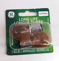GE Long Life 12V Automotive Miniature Amber 2 Bulbs 1157NALL/BP2 73002 - $8.02
