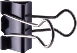 48 Officemate Small Binder Clips Black 3/4 in 0.75&quot; inch BRAND NEW in BOX - $9.95