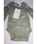 Gerber Onesies Modern Moments Sage Green Trees Nature 0-3 Mo 1 Piece Lon... - $6.77