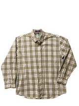 Alan Flusser Men&#39;s Classic Button-Down Shirt - Size Large Elegance in Plaid - £13.28 GBP