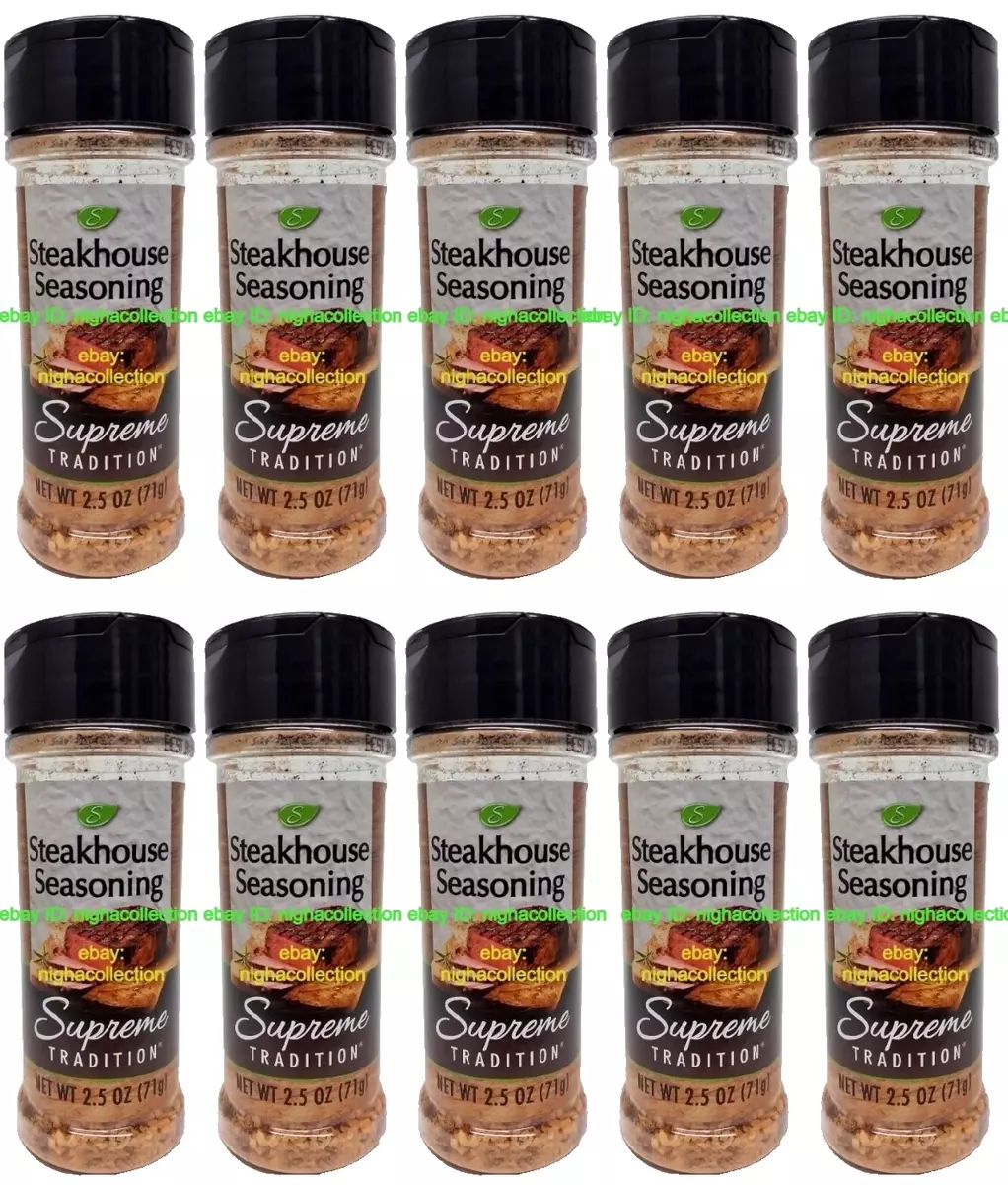 ( LOT 10 Bottles ) Steakhouse Seasoning 2.5 oz Each BB:11/2026 New SEALED Item image 9